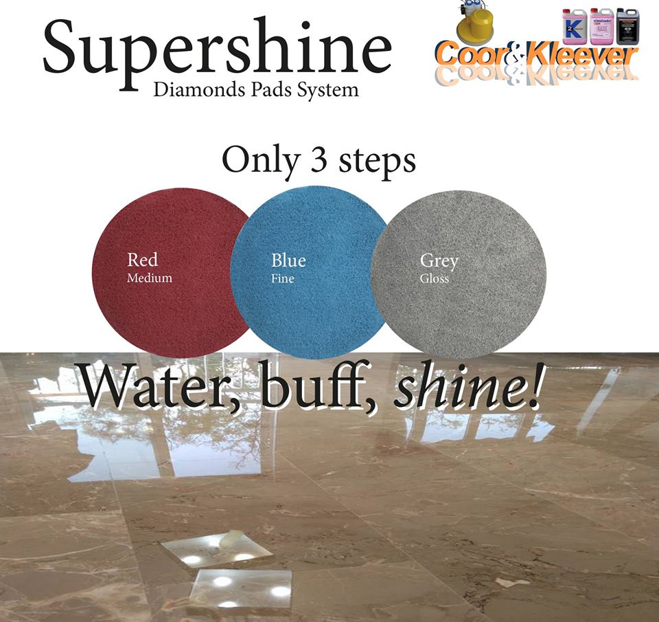 3 Steps Polishing Pads.Only With Water